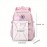 Royal Caribbean Cruise Backpack - Large Capacity Travel Backpack with Adjustable Padded Shoulder Straps, Pastel Pink/Plaid/Black, Cruise-Themed Anchor & Compass Design, Heavy-Duty Nylon School Backpack for Men, Women, Teens - Ideal for Travel, College, Work, Vacation - Compatible with Royal Caribbean Cruises