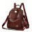 Women'S Stylish Brown Backpack - Lightweight, Large Capacity Travel Bag with Adjustable Straps, Multiple Compartments, and Zipper Closure, Casual Daypack | Sleek Backpack | Durable Zipper Closure