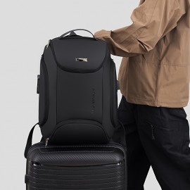 A Stylish Large-Capacity Travel Backpack with a Laptop Compartment, Multifunctional Computer Bag, Suitable for Commuting And Travel, Featuring Adjustable Straps, Ideal for Outdoor Business And Short Trips, Equipped with a Security Combination Lock, Initial Code Is 0-0-0.