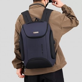A Stylish Large-Capacity Travel Backpack with a Laptop Compartment, Multifunctional Computer Bag, Suitable for Commuting And Travel, Featuring Adjustable Straps, Ideal for Outdoor Business And Short Trips, Equipped with a Security Combination Lock, Initial Code Is 0-0-0.
