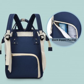 2pcs/1pc Stylish Color Block Backpack, Large Capacity Multifunctional Travel Shoulder Bag with Zipper and Multiple Compartments, Suitable for Daily Use, Travel, Commuting, Personalized Name Embroidery Available
