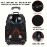 Rolling Backpack for Women, 17-inch Laptop Travel Bag with Wheels, Hand Luggage Wheeled Backpack with Shoe Compartment, Overnight Suitcase Business University Computer Bag