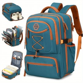 Travel Backpack, Airline Approved with Shoe Compartment Casual Backpack, 15.6-inch Laptop Backpack for Men and Women, Business Work Travel Backpack, Suitable for Flight Boarding Use