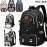 Unisex Casual Backpack with Separate Shoe Compartment, Large Capacity Premium Travel and Hiking Bag for 15-inch Laptop