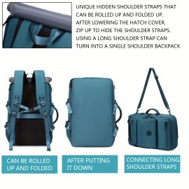 Travel Backpack, Airline Approved Carry-On Backpack for Women and Men with Shoe Compartment, 17, 3-Inch Laptop Backpack for Flying, Hiking Casual Daypack