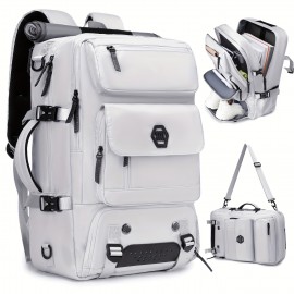 Travel Backpack, Airline Approved Carry-On Backpack for Women and Men with Shoe Compartment, 17, 3-Inch Laptop Backpack for Flying, Hiking Casual Daypack