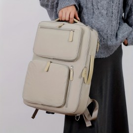 Expandable Laptop Backpack with Dry/Wet Separation, Multi-Layer Multi-Pocket Multi-Zipper Storage Travel Student Shoulder Bag, Large Capacity Laptop Compartment Handbag Multifunctional Crossbody Bag, Suitable for Business Trips, Vacations, etc