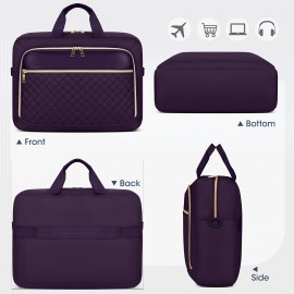 RAINSMORE Women's Tote Bag Laptop Bag 17.3 Inch Laptop Briefcase for Women Men Shoulder Messenger Bag Large Computer Bag for Business Office Work College, College Backpack, Unisex Design, Professional Briefcase, Reinforced Stitching, Spacious Laptop