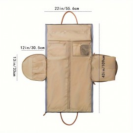 2-in-1 Carry-On Luggage & Duffle Handbag Convertible Travel Bag With Comfortable Shoulder Strap For Effortless Business Trips