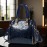 Women's Vintage Floral Enamel Handbag with Detachable Shoulder Strap & Zipper Closure - Multi-Compartment Tote for Commuting, Work, Travel - Includes Matching handbag (Light Purple/Red/Green/Blue/Golden/Black)