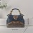 Women'S Vintage Floral-engraved Synthetic Handbag - Elegant Crossbody/Shoulder Bag with Detachable Strap, Magnetic Closure & Golden-Tone Hardware, /Grey/Green/, Polyester - Versatile Everyday & Special Occasion Purse