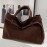 [Vintage Minimalist Handbag] Perfect Lily Women's Vintage Minimalist Handbag - Soft Tote with Metal Clasp Closure, Two Sturdy Handles & Magnetic Snap Closure, Coffee/Dark Brown/Red/Black for Work & Daily Use, Cute Purse