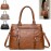 Perfect Lily Women's Professional Handbag with Zipper Closure - Convertible Crossbody/Handbag, Spacious Interior Compartment, Detachable Strap - Purse for Work, Travel, Everyday - Coffee Brown/Black/ - Ideal Gift for Women, Versatile Accessory, Sleek Tote, Highquality Finish, Crossbody Bag, Working Women