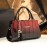 Stylish Patchwork Handbag for Middle-Aged Women, Suitable for Mothers And Grandmothers, Featuring a Glossy Finish And Versatile Design.