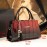 Stylish Patchwork Handbag for Middle-Aged Women, Suitable for Mothers And Grandmothers, Featuring a Glossy Finish And Versatile Design.