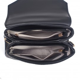 New Handbag, Flip-Top handbag Design, Detachable Shoulder Strap, Metal Hardware Decoration, Single Shoulder/ handbag