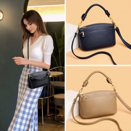Wo 'S Handbag Handbag, New Fashion Trend, Washed Soft Business Commuter Handbag, Elegant Appearance, Exquisite Crafts Ship, Double Strap Handbag for Outdoor Travel, Phone And Coin Handbag, Large Capacity with Multiple Zipper Pockets