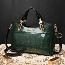 Women'S Luxury Crossbody Bag - Elegant Zipper Closure, Detachable Strap & Golden-Tone Hardware, Burgundy Red Handbag for Everyday, Office, Parties - Durable Painted Finish Women'S Purse, Crossbody Purse, Party Accessory, Sophisticated Accessory, Polyester Lined Interior, Evening Accessory, Vintage Style, Sturdy Construction, Shoulder Bag, Fashion Women