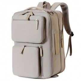 Expandable Laptop Backpack with Dry/Wet Separation, Multi-Layer Multi-Pocket Multi-Zipper Storage Travel Student Shoulder Bag, Large Capacity Laptop Compartment Handbag Multifunctional Crossbody Bag, Suitable for Business Trips, Vacations, etc