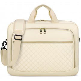 RAINSMORE Women's Tote Bag Laptop Bag 17.3 Inch Laptop Briefcase for Women Men Shoulder Messenger Bag Large Computer Bag for Business Office Work College, College Backpack, Unisex Design, Professional Briefcase, Reinforced Stitching, Spacious Laptop