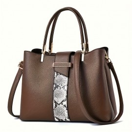 [Women's Large Capacity Handbag] JXZYW Women's Large Capacity Handbag - Elegant Work Bag with Zipper Closure, Spacious Tote for Business, Office, Travel - Available in Navy, Black, Burgundy, Beige - Professional & Everyday Purse, Business Accessory, Sophisticated Design, Durable Construction, Versatile Accessory, Working Women, Chic Accessory, Highquality Material, Office Ladies