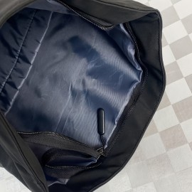 Men's & Women's Heavy-Duty Large Capacity Backpack - Large School College Travel Bag with Padded Adjustable Straps, Heavy-Duty Nylon Bookbag for Books, Laptop,,, Durable Black/Grey Backpack for & s