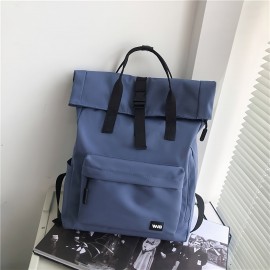 Men's & Women's Heavy-Duty Large Capacity Backpack - Large School College Travel Bag with Padded Adjustable Straps, Heavy-Duty Nylon Bookbag for Books, Laptop,,, Durable Black/Grey Backpack for & s