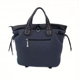 Women's Vintage Y2K Red/Blue Handbag with Adjustable Crossbody/Backpack Strap, Multi-Pocket Nylon Bag for Work, Commute & Parties - Casual Zipper Closure &, Stylish Streetwear Purse