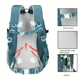 [Large Capacity Backpack] ENOSHI 40L Large Capacity Backpack with Laptop Compartment & Shoe Storage - Heavy-Duty Travel Hiking Camping Backpack, Port, Adjustable Straps, 17.3 Inch Laptop Sleeve for Outdoor,, - Compatible with 40L Capacity (Men