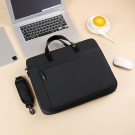 Unisex Business Laptop Bag with Shockproof Airbag, Lightweight Oxford Shoulder Crossbody Briefcase with Detachable Strap & Laptop Compartment, Zipper Closure, Polyester Lining for Office, Commute, Travel, Laptop Carrying Case, Commuter Bag, Sleek Design, Durable Zipper Closure