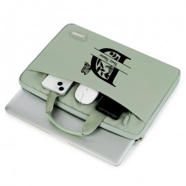 Personalized 180° Open-Close Durable Laptop Briefcase, Oxford Fabric Material, 14/15 Inch Computer Bag with Custom Butterfly Letter Design - Ideal Gift for School, Office, or Valentine'S Day - Black, Light Purple, Green, Gray, Dark Gray, Blue