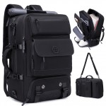 Travel Backpack, Airline Approved Carry-On Backpack for Women and Men with Shoe Compartment, 17, 3-Inch Laptop Backpack for Flying, Hiking Casual Daypack