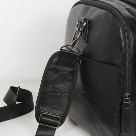 Customizable Men's Tote Bag for Travel, Large Capacity with Adjustable Shoulder Strap and Multiple Storage Compartments, Perfect for Weekend Trips and Outdoor Activities