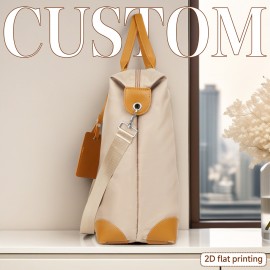 Backpack, a Fashionable Large Capacity Handbag Tote with @0756@Ole Miss Logo Pattern and Customizable Text Below the Design, Featuring Detachable Shoulder Straps for Versatile Use 2D Flat Printing ---bao034TuAnDz, 2D Flat