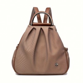 Women'S Convertible Handbag & Backpack - Large Capacity Tote with Zipper Closure, Spacious Interior for Work, Travel, Everyday Use - Elegant Synthetic Purse with Side Pocket - Convertible Shoulder Bag Clutch for Women, Commuting Accessory, Sleek Design, Durable Construction, Fashion Lovers