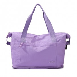 Simple Expandable Tote Bag, Suitable for Daily Commute and Short Trips, with Dry-Wet Separation Pockets, Large Capacity, Scratch-Resistant and Durable, Available in Nine Colors, Tote Bag, Travel/gym/luggage Bag For Travel