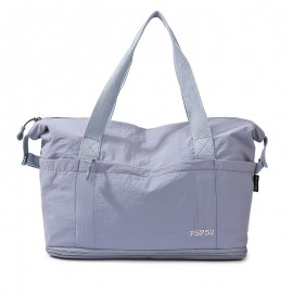 Simple Expandable Tote Bag, Suitable for Daily Commute and Short Trips, with Dry-Wet Separation Pockets, Large Capacity, Scratch-Resistant and Durable, Available in Nine Colors, Tote Bag, Travel/gym/luggage Bag For Travel