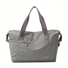 Simple Expandable Tote Bag, Suitable for Daily Commute and Short Trips, with Dry-Wet Separation Pockets, Large Capacity, Scratch-Resistant and Durable, Available in Nine Colors, Tote Bag, Travel/gym/luggage Bag For Travel