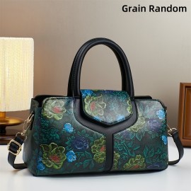 Ladies' Handbag, Fashionable Retro Floral Pattern handbag for Moms